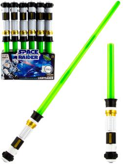 Световой меч Джедая «Space Raider» 86 см., световые и звуковые эффекты, 888-3D / Зеленый
