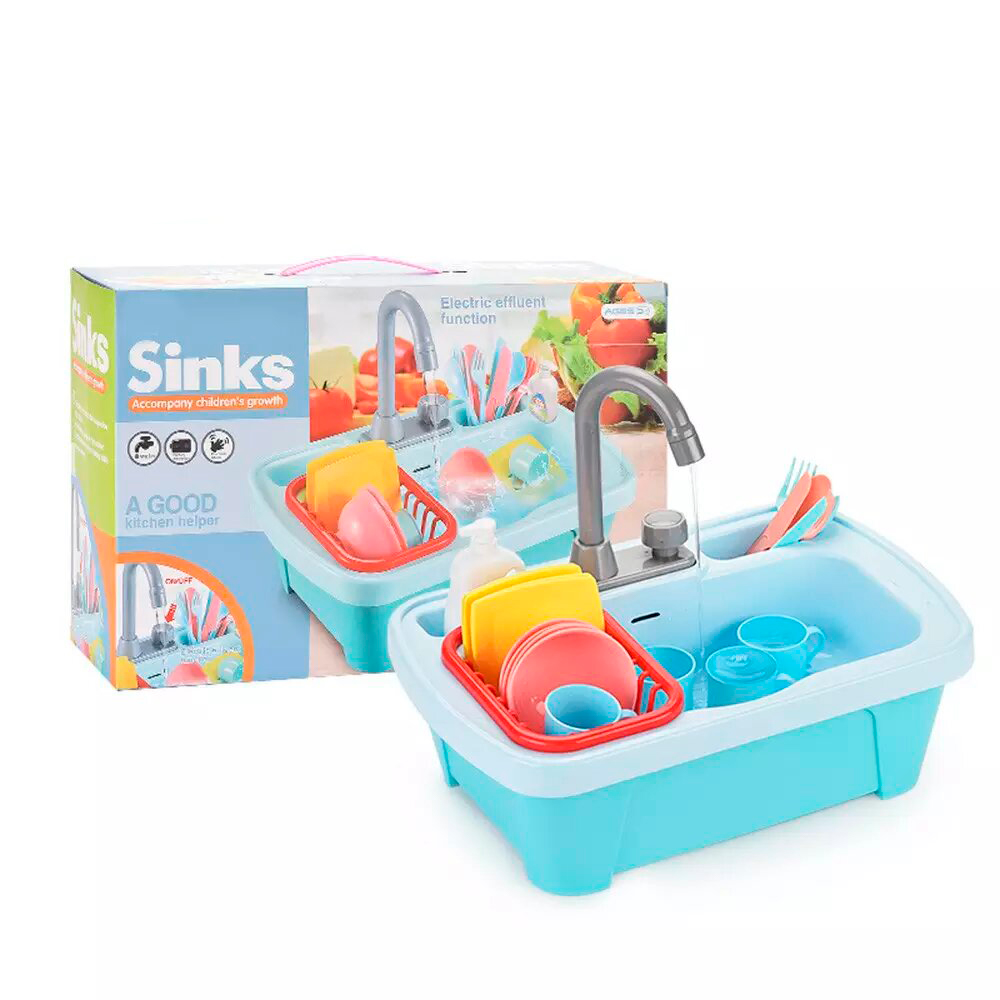 Детская кухонная мойка Sinks, игровой набор, высота 26 см