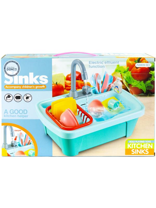 Детская кухонная мойка Sinks, игровой набор, высота 26 см