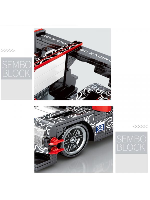 Конструктор Sembo Block «Джеки Чан спорткар 1:14» 705984  / 1537 деталей