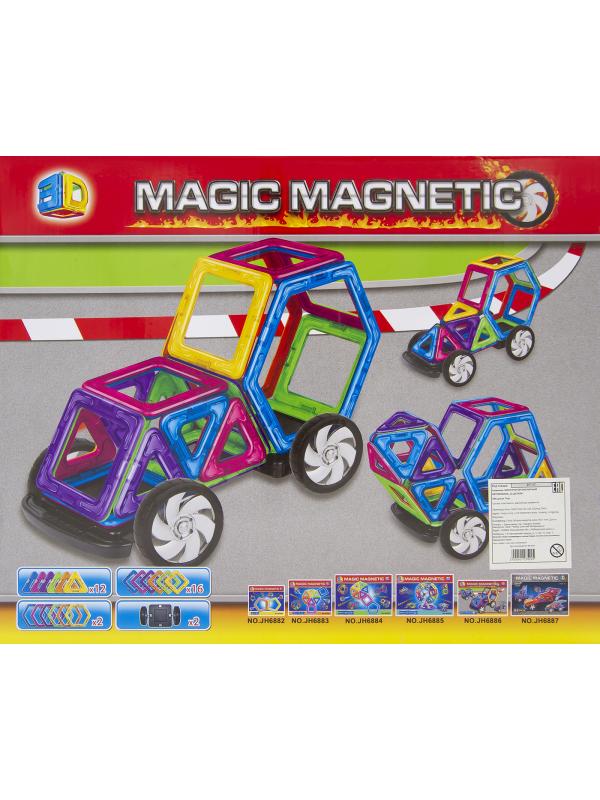 Магнитный конструктор «Автомобиль» M6886A Magic Magnetic /  32 детали