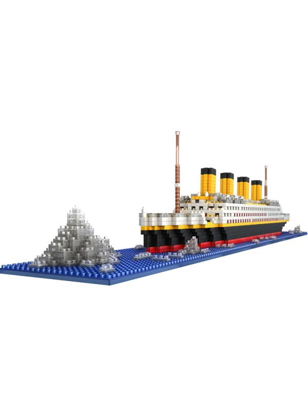 Конструктор Particles Blocks «Титаник» YZ-Diamond 66503 / 1860 мини-деталей