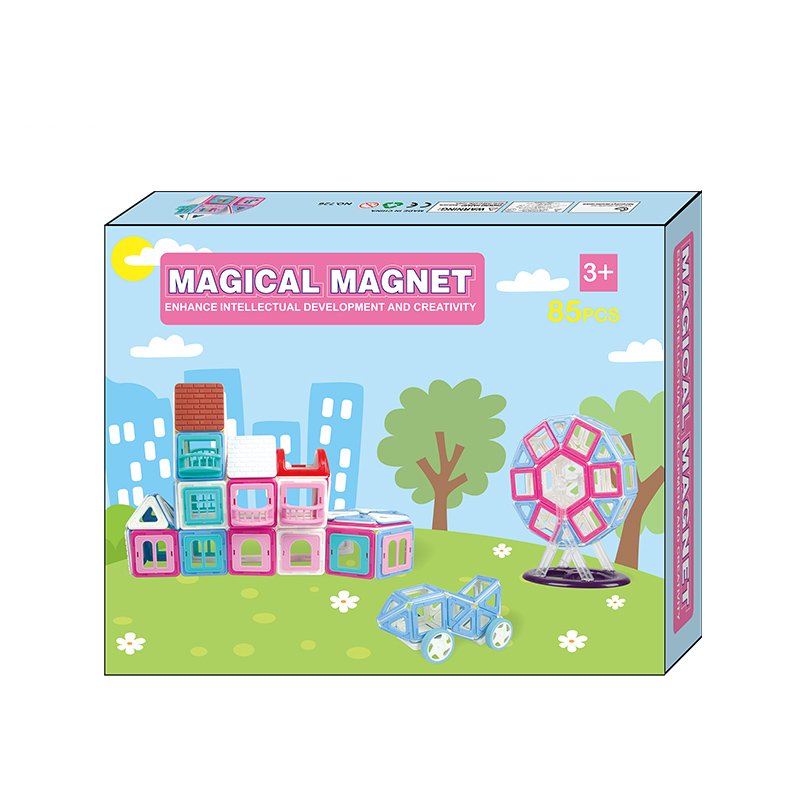 Конструктор магнитный «Magical Magnet» GM726 / 85 деталей