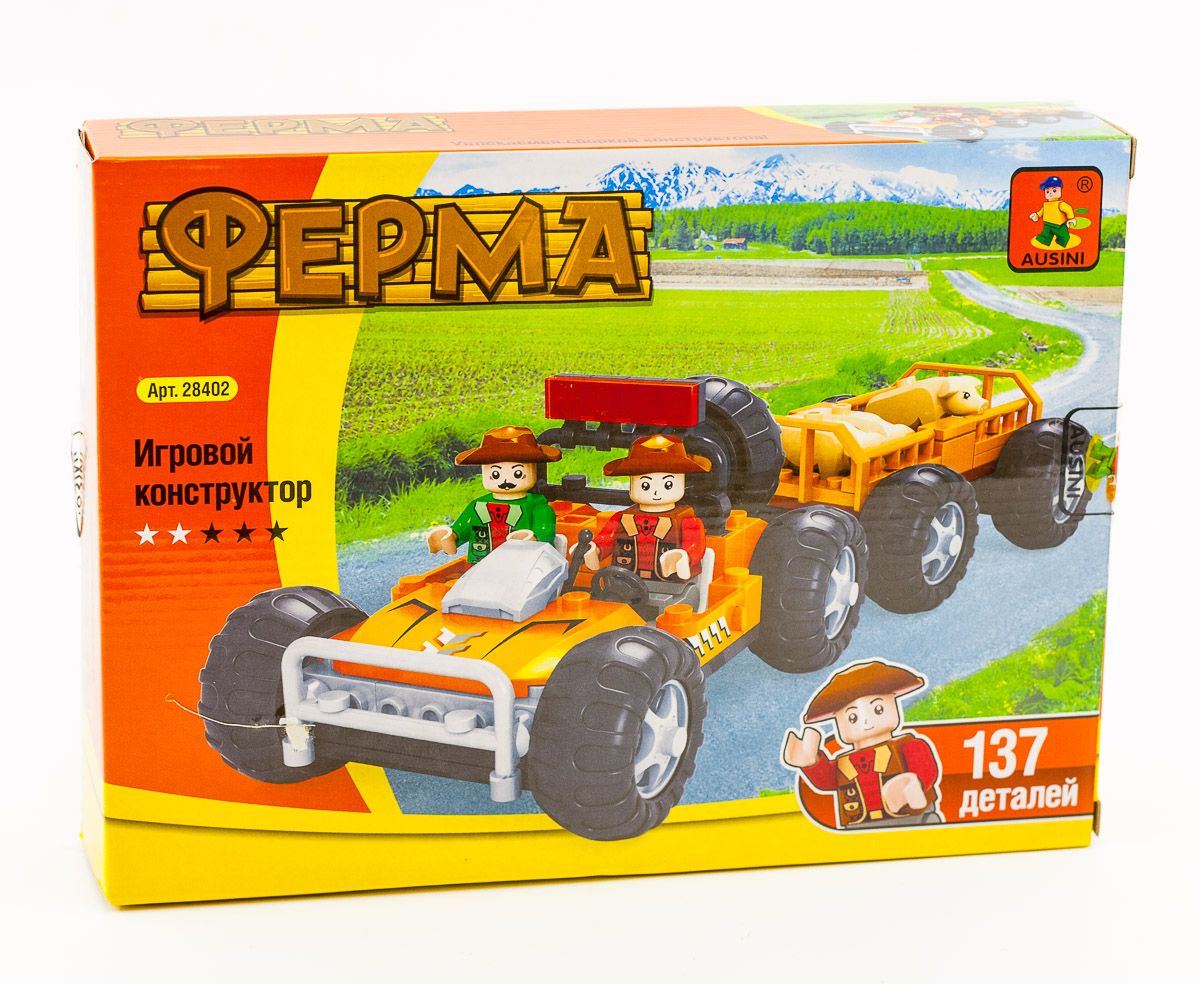 Конструктор «Ферма» 28402 / 137 деталей