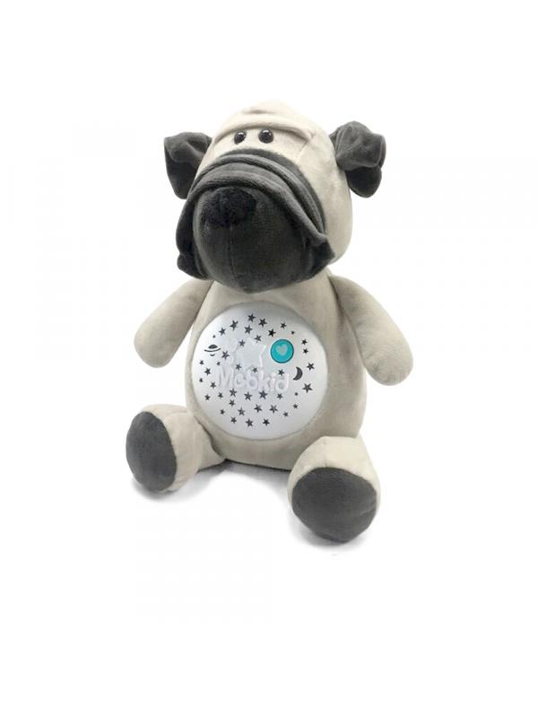 Мягкая игрушка-ночник «Собачка» c проектором и музыкой / MBQ661-7A