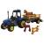 Конструктор JILEBAO Happy Farm «Трактор для перевозки лошадей» 6007 / 194 детали