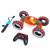 Радиоуправляемая дрифт машинка-перевертыш 1:10 «Wind wheels» 99003-1А, управление жестами / Микс