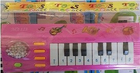 Пианино детское в пакете 23х9см