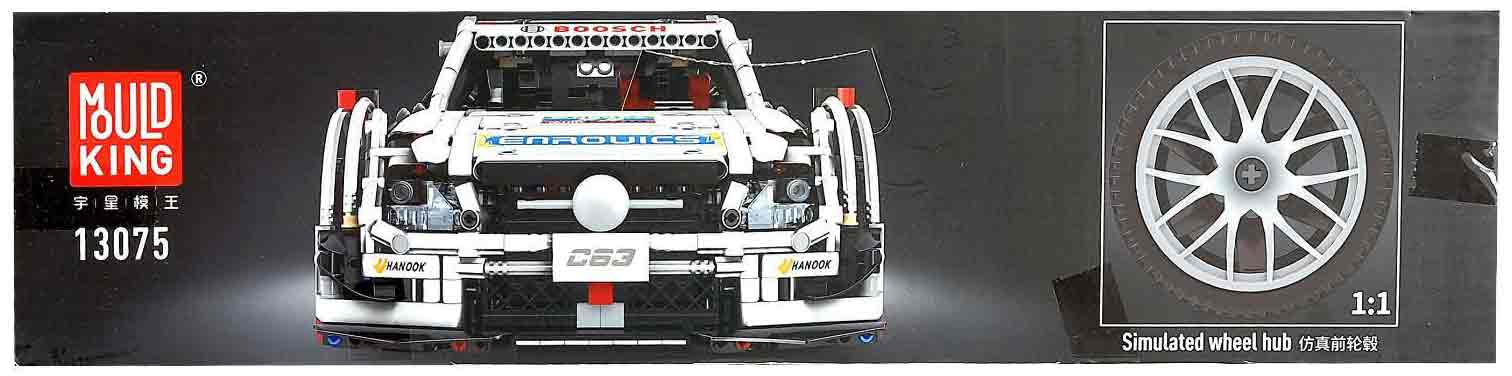 Конструктор Mould King «Mercedes-AMG C63 DTM» 13075 (Technic MOC 6687) белый /  2270 деталей