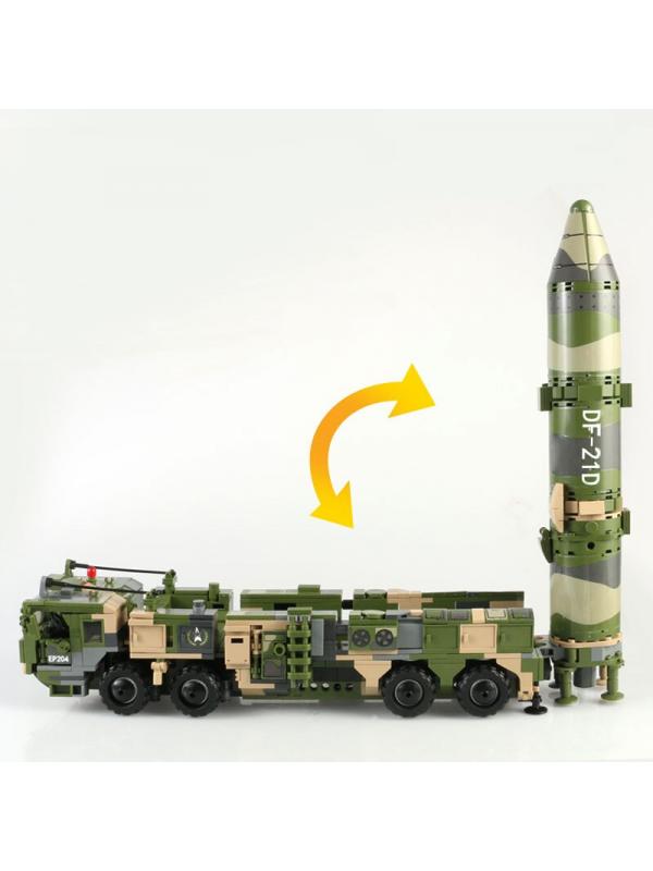 Конструктор Sembo Block «Противокорабельная баллистическая ракета DF21D» 105795 / 1230 деталей