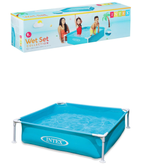 Детский Каркасный бассейн Intex «Mini Frame» 57173 / 122х122х30 см.