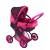 Детская игрушечная прогулочная коляска-трансформер Buggy Boom для кукол Infinia 8446-3030 с люлькой-переноской