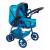 Детская игрушечная прогулочная коляска-трансформер Buggy Boom для кукол Infinia 8457-0832 с люлькой-переноской