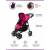 Детская игрушечная прогулочная коляска-трансформер Buggy Boom для кукол Amidea 9000-0221 2-в-1 с люлькой-переноской