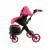 Детская игрушечная прогулочная коляска-трансформер Buggy Boom для кукол Aurora 9005-0221 12-в-1 с люлькой-переноской