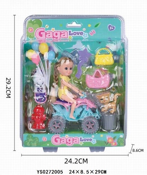 Кукла на машине с домашними питомцами «GAGA Love» / YS0272005