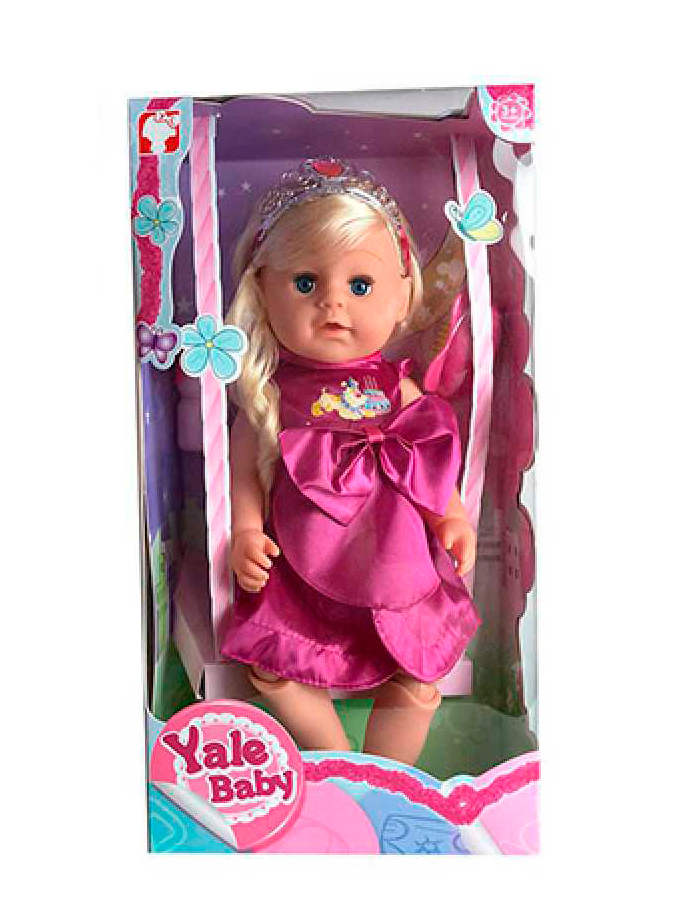 Интерактивная кукла Yale Baby «Милая сестричка»  BLS006D, высота 43 см.