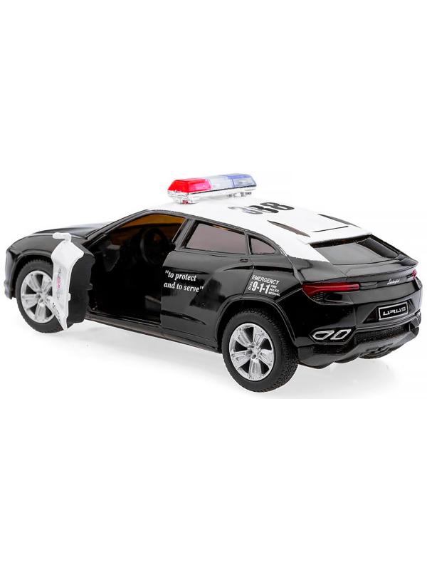 Машинка металлическая Kinsmart 1:38 «Lamborghini Urus (Police)» KT5368DP инерционная