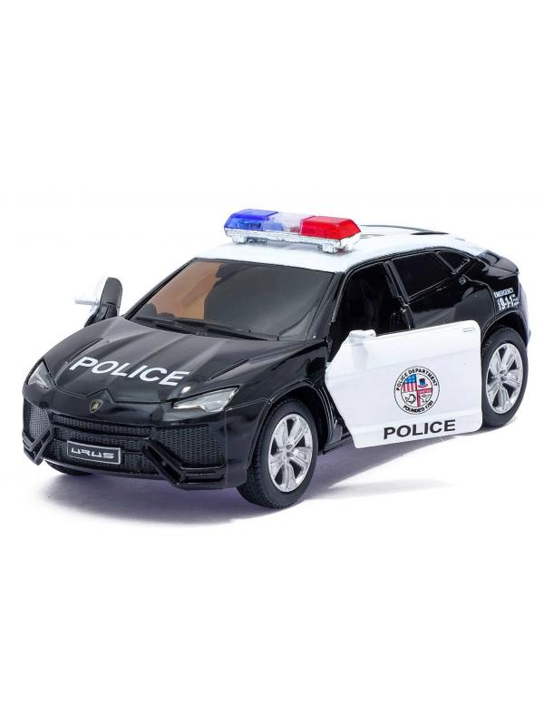 Машинка металлическая Kinsmart 1:38 «Lamborghini Urus (Police)» KT5368DP инерционная