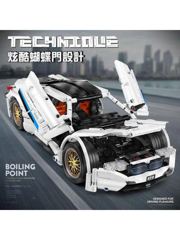 Конструктор Sembo Block «BMW i8 1:14» 701940 (Technic) / 1270 деталей