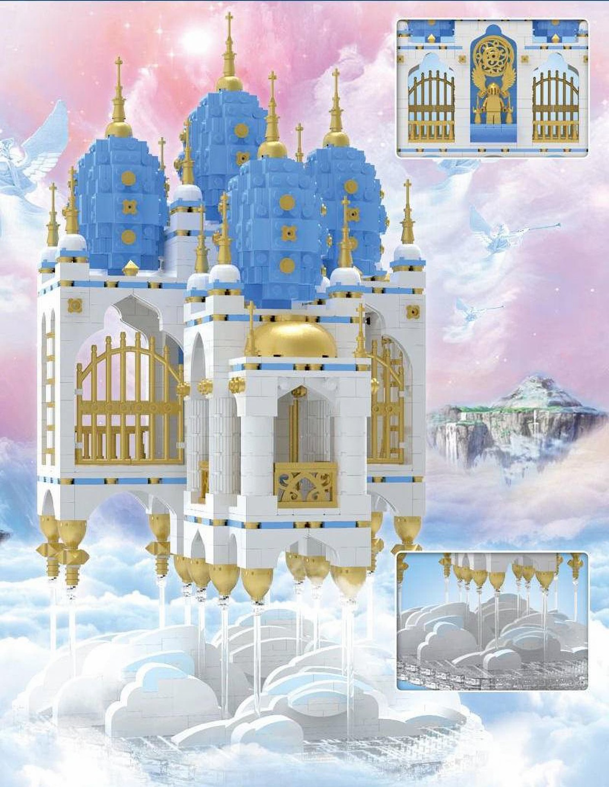 Конструктор Mould King «Небесный замок» 16015 (Creator Expert) / 2866 деталей