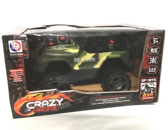 Джип военный на пульте управления в кор. 32х20х16см