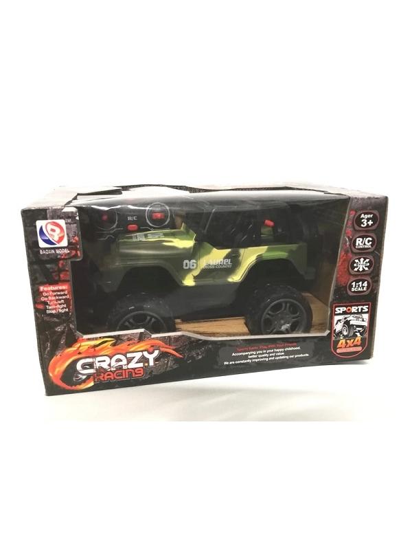 Джип военный на пульте управления в кор. 32х20х16см