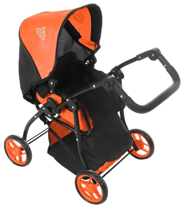 Детская игрушечная прогулочная коляска-трансформер Buggy Boom для кукол Infinia 8448-1123 2-в-1 с люлькой-переноской