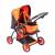 Детская игрушечная прогулочная коляска-трансформер Buggy Boom для кукол Infinia 8448-1123 2-в-1 с люлькой-переноской