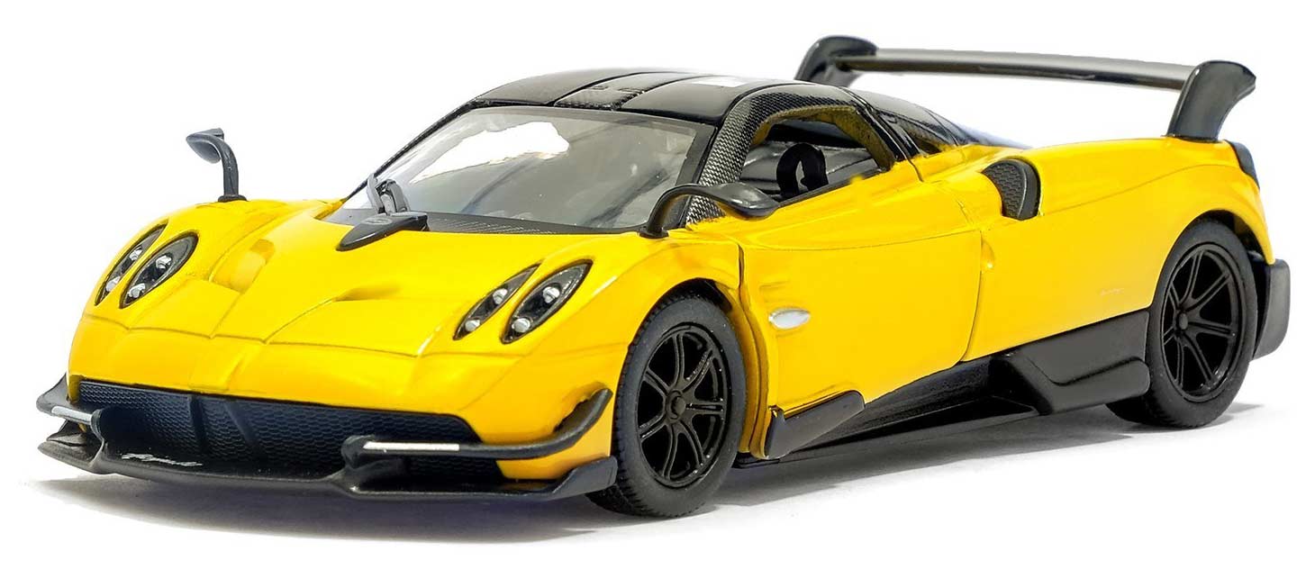 Металлическая машинка Kinsmart 1:38 «2016 Pagani Huayra BC» KT5400D, инерционная / Микс