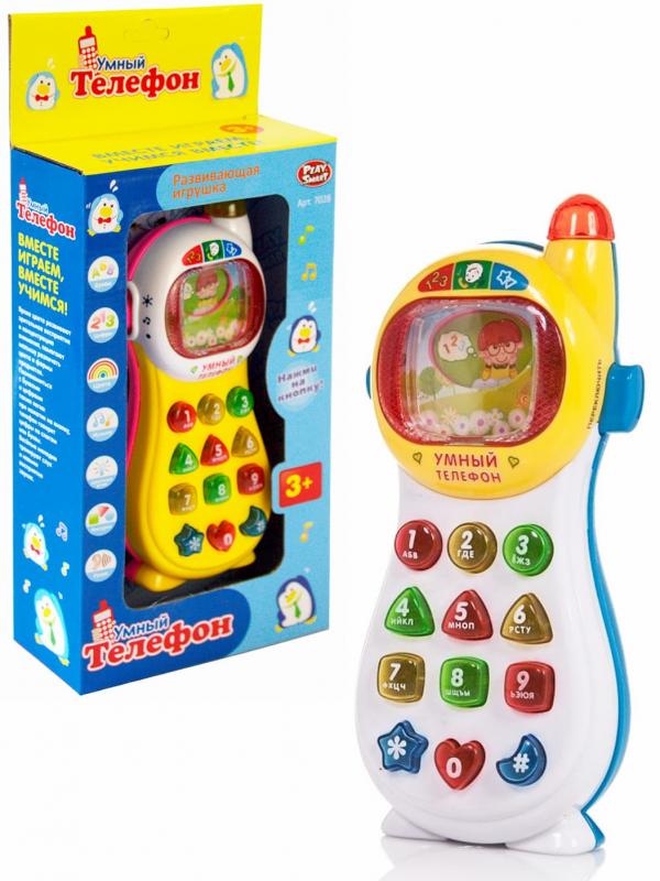 Развивающая игрушка Play Smart «Умный телефон» 7028 со светом и звуком / Микс