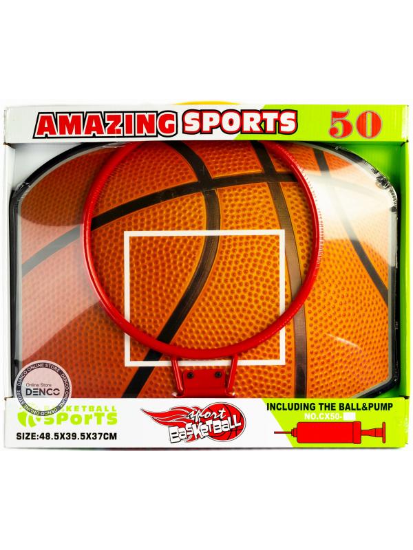 Баскетбольный щит с мячом и насосом «‎Amazing Sports»‎ / СХ50-3