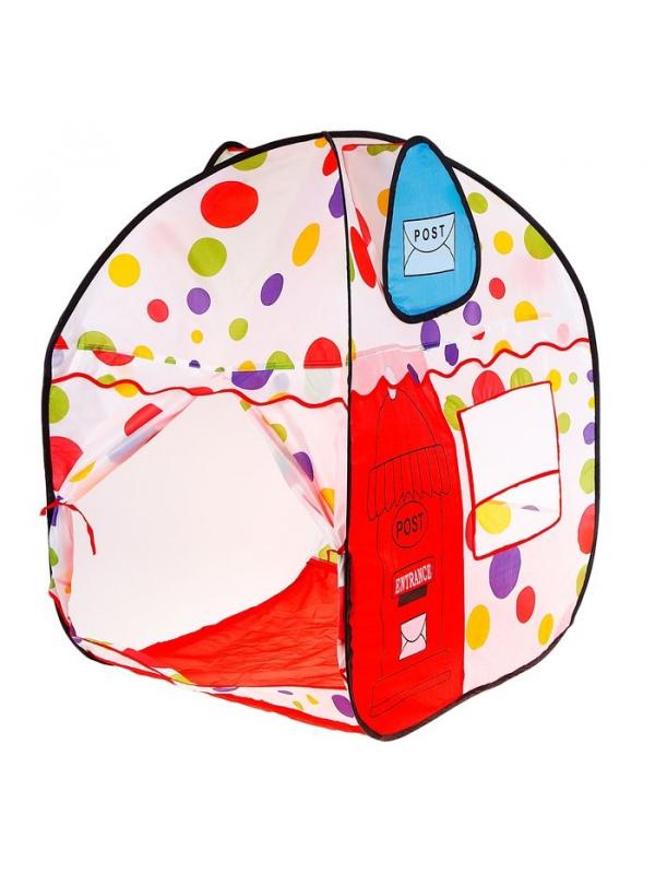 Игровая палатка «Весёлая почта», разноцветная 85х68х112 см.