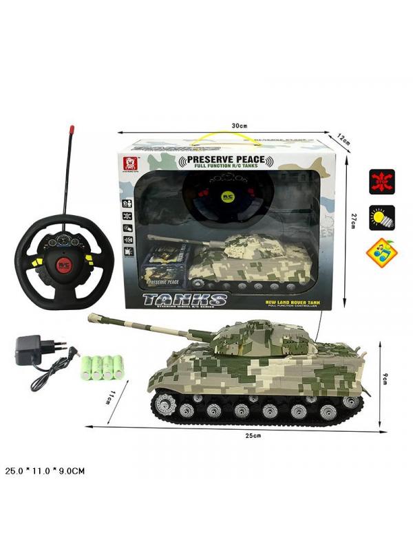 Радиоуправляемый танк «Preserve Peace» 25 см, со световыми и звуковыми эффектами AKX526-5