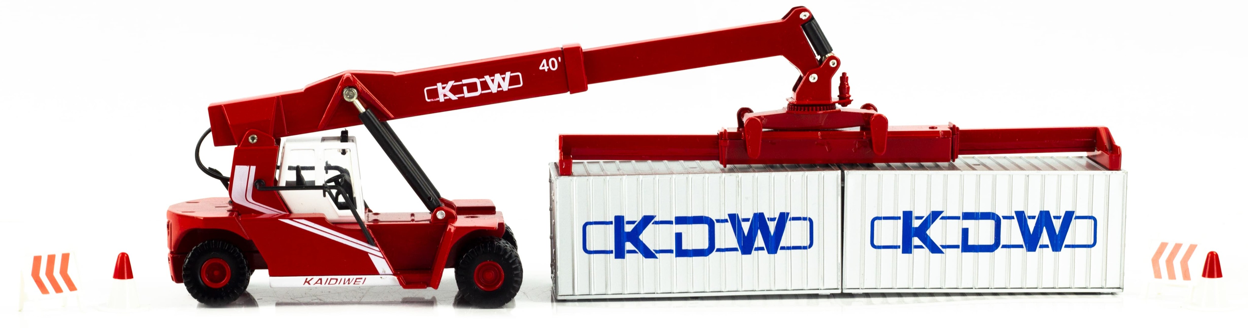 Металлическая машинка KDW 1:50 «Погрузчик контейнеров» А620036