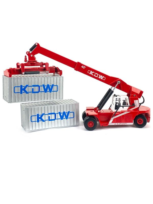 Металлическая машинка KDW 1:50 «Погрузчик контейнеров» А620036