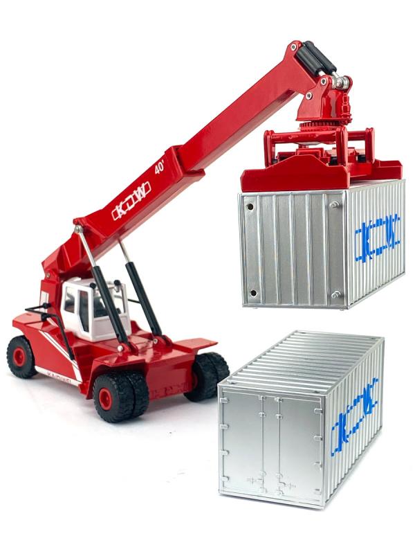 Металлическая машинка KDW 1:50 «Погрузчик контейнеров» А620036