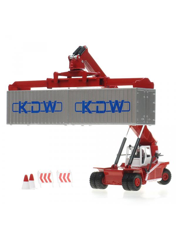 Металлическая машинка KDW 1:50 «Погрузчик контейнеров» А620036