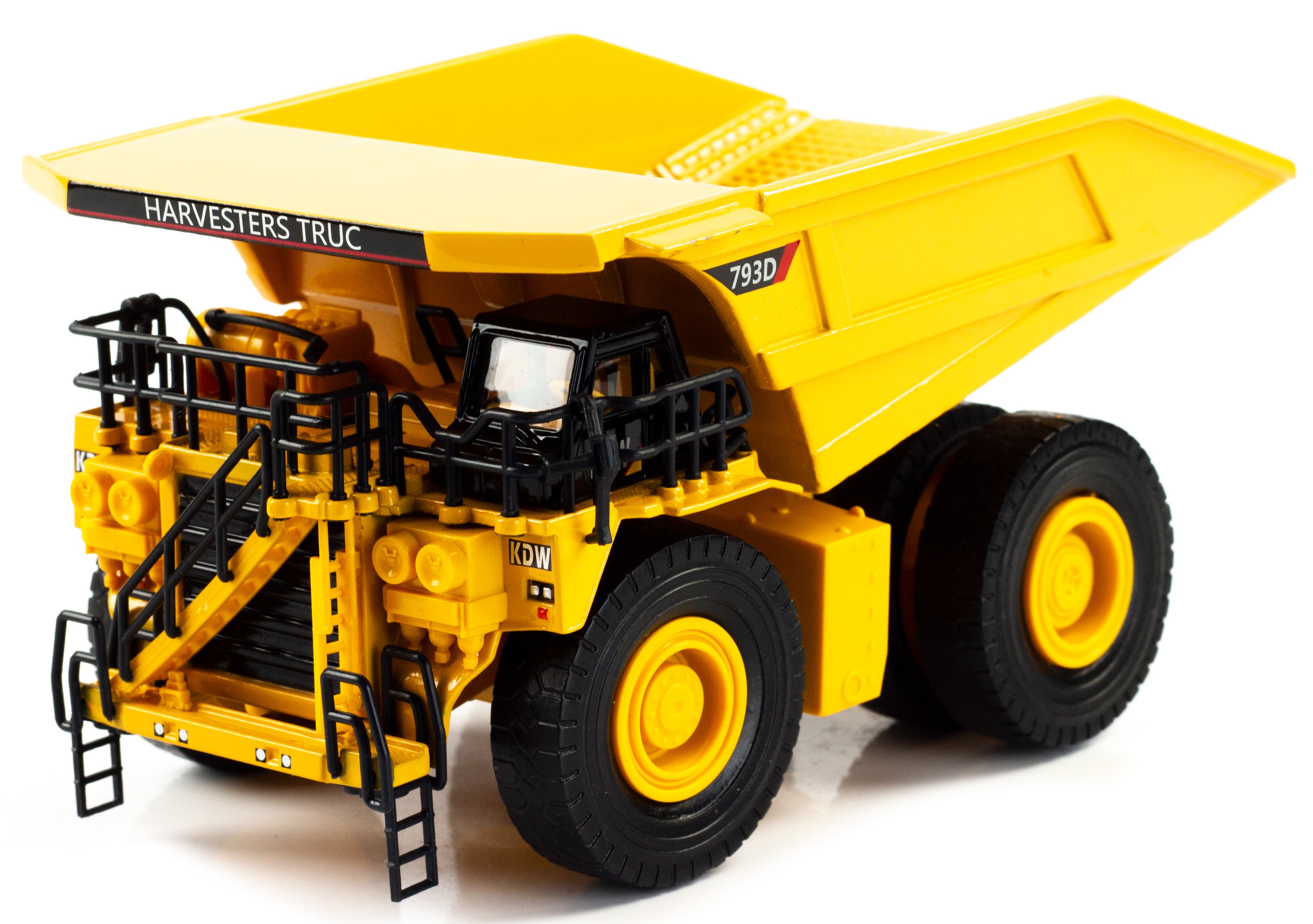 Металлическая машинка Kaidiwei (KDW) 1:75 «Карьерный самосвал Caterpillar 793D» А620020 / Желтый