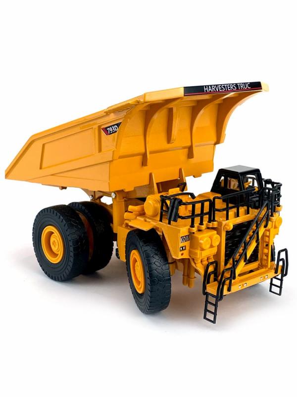 Металлическая машинка Kaidiwei (KDW) 1:75 «Карьерный самосвал Caterpillar 793D» А620020 / Желтый