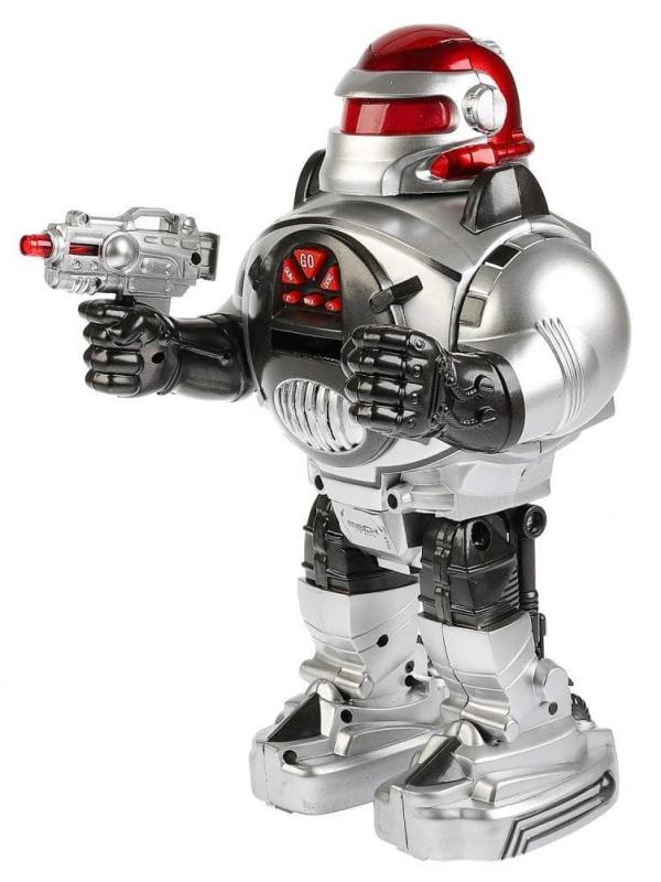 Детский игрушечный робот Play Smart «Защитник планеты» 9184 световые и звуковые эффекты, стреляет, русская озвучка