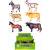 Фигурки животных «Домашние животные с фермы» Q9899-218 Animal Model 10-12 см. / 6 шт.