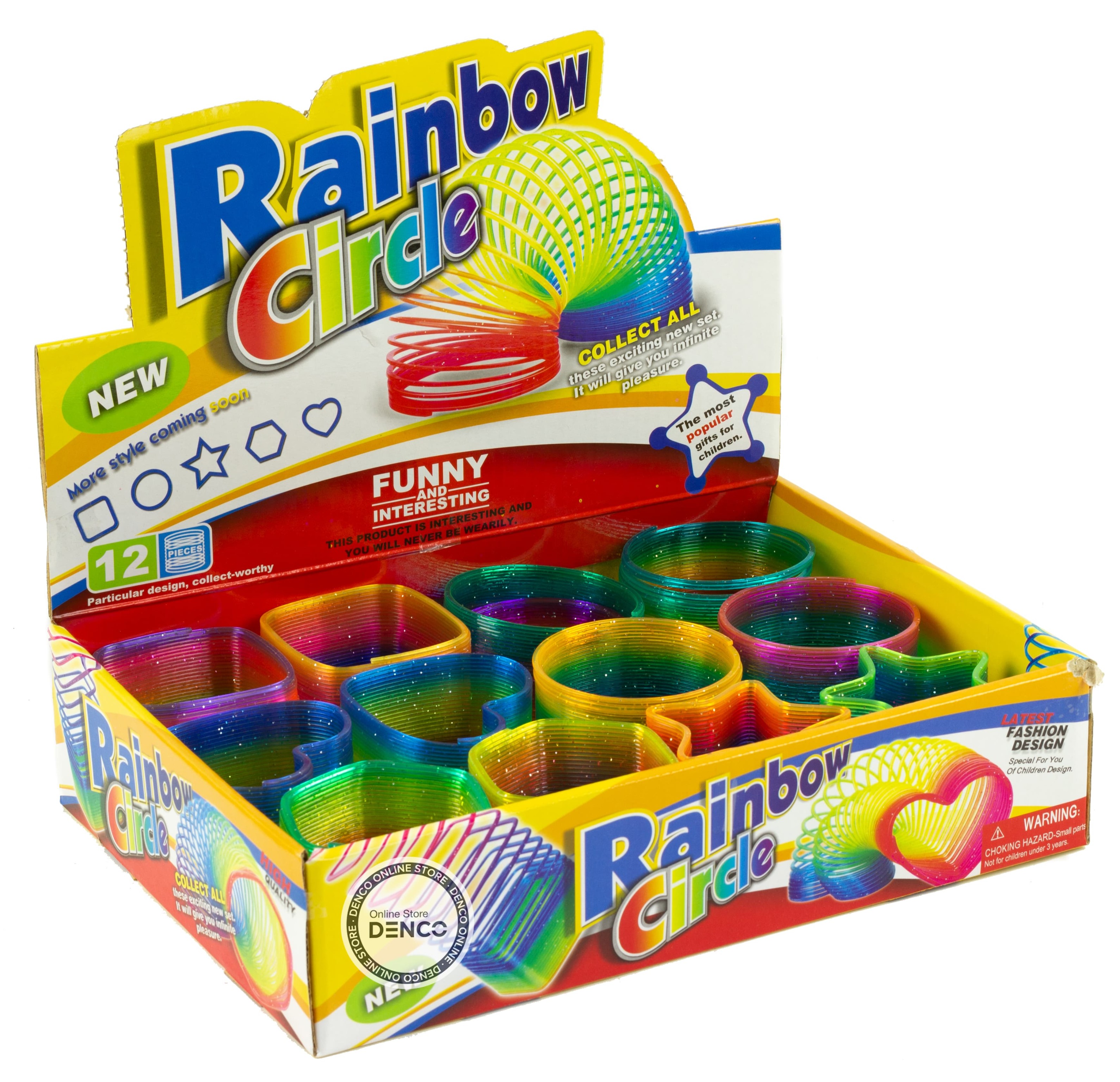 Игрушка Пружинка-радуга «Rainbow Circle» 1161 / Микс