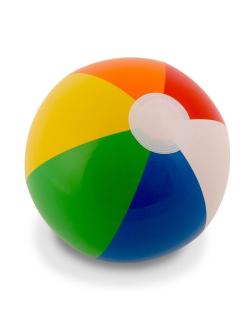 Мячик резиновый 6-ти цветный 38 см. 8118
