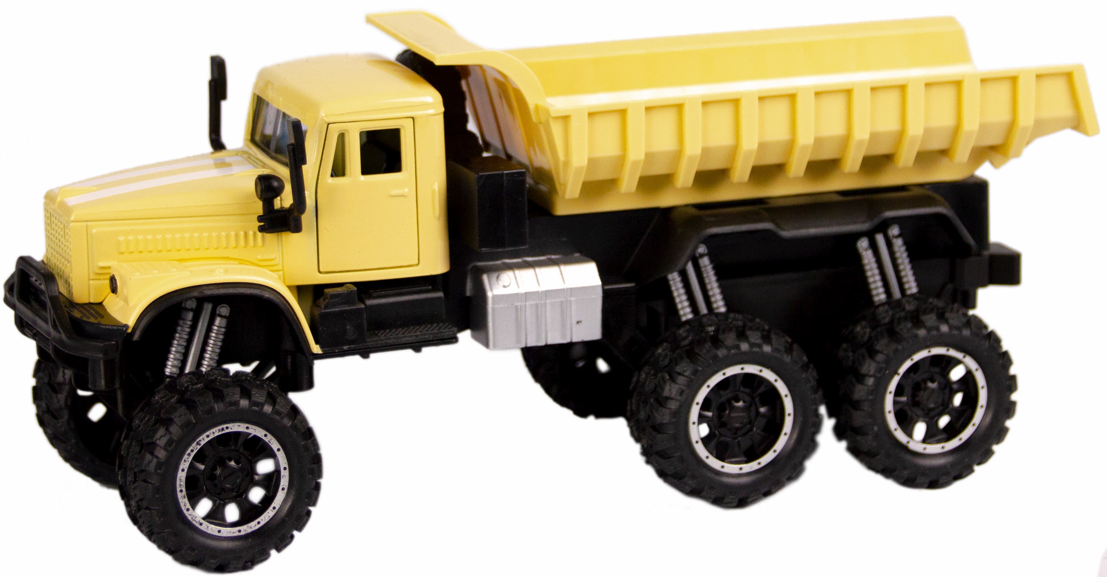 Металлическая машинка WGT Car 1:32 «Грузовик КРАЗ: внедорожник самосвал» А2217-15ВА, свет, звук / Микс