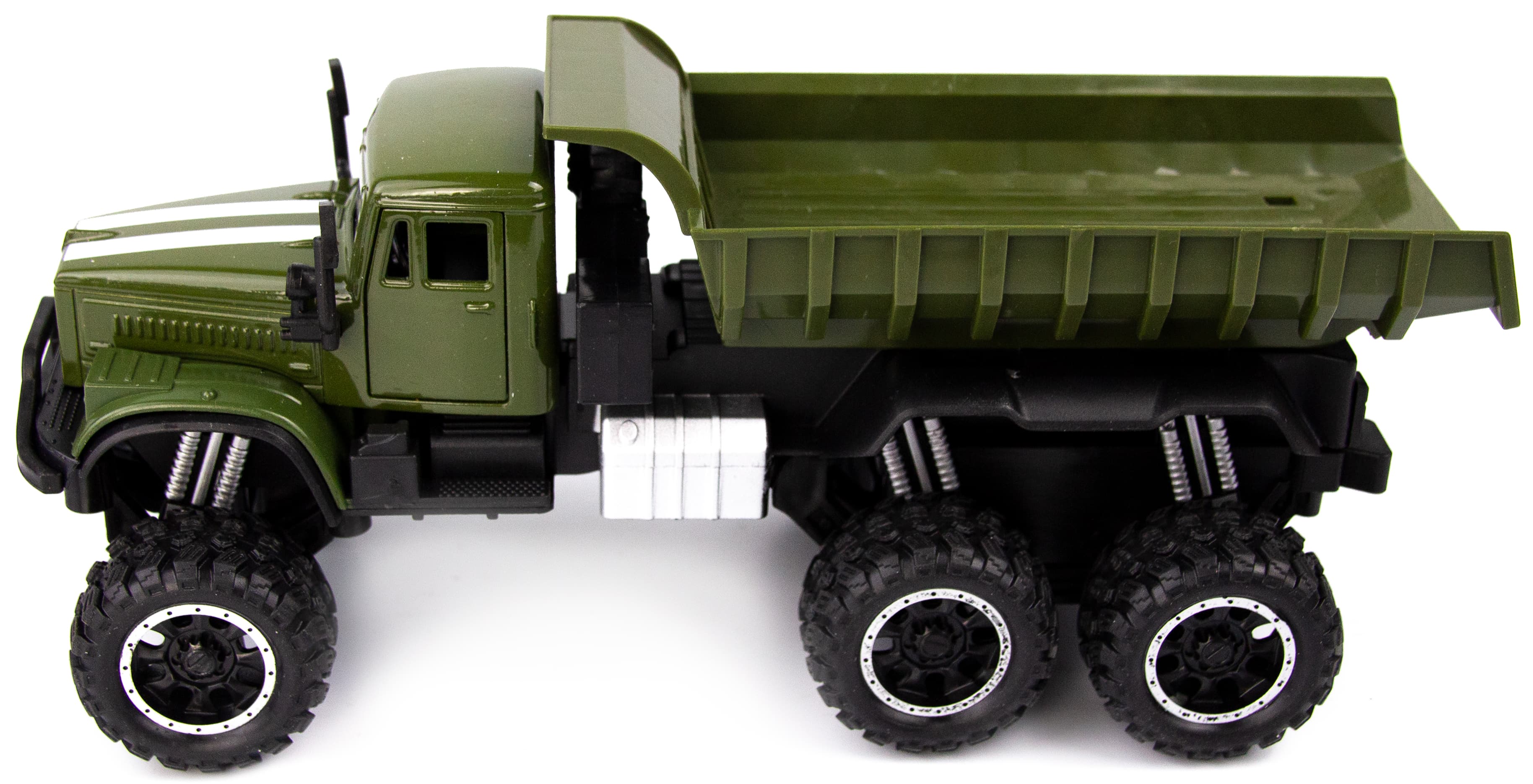 Металлическая машинка WGT Car 1:32 «Грузовик КРАЗ: внедорожник самосвал» А2217-15ВА, свет, звук / Микс