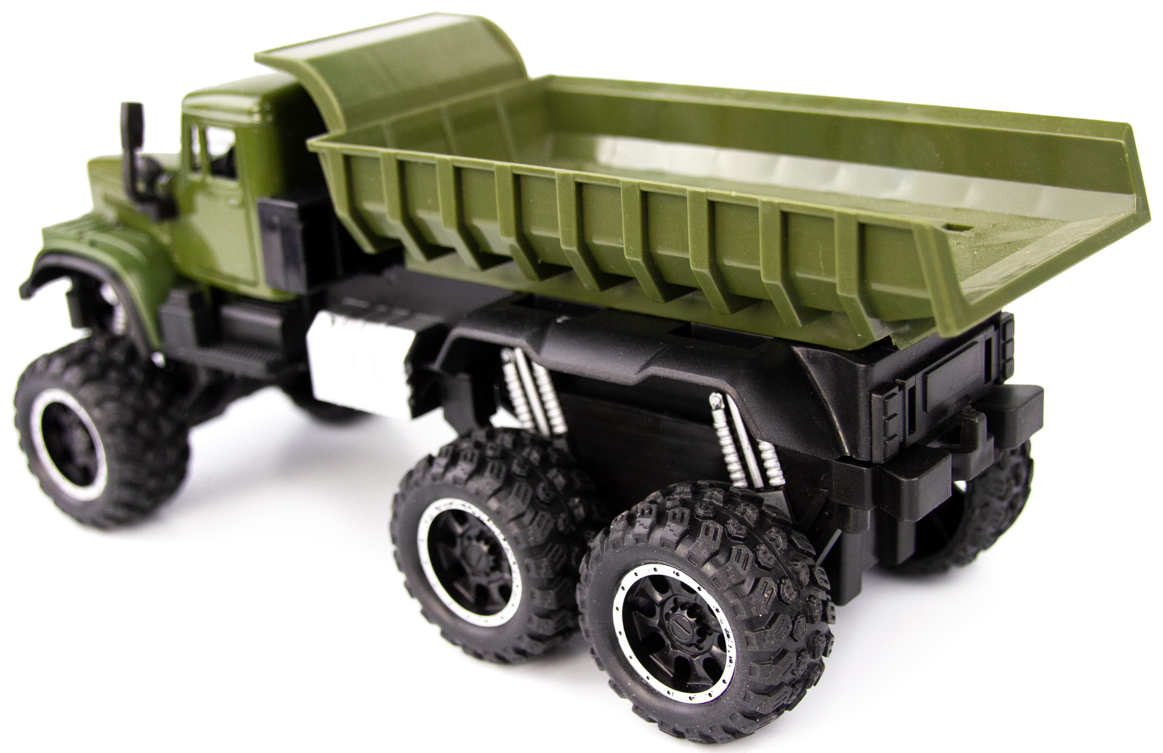Металлическая машинка WGT Car 1:32 «Грузовик КРАЗ: внедорожник самосвал» А2217-15ВА, свет, звук / Микс