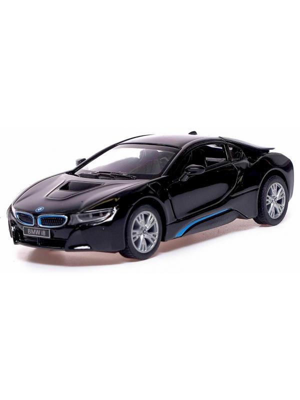 Металлическая машинка Kinsmart 1:36 «BMW i8» KT5379W инерционная в коробке / Микс