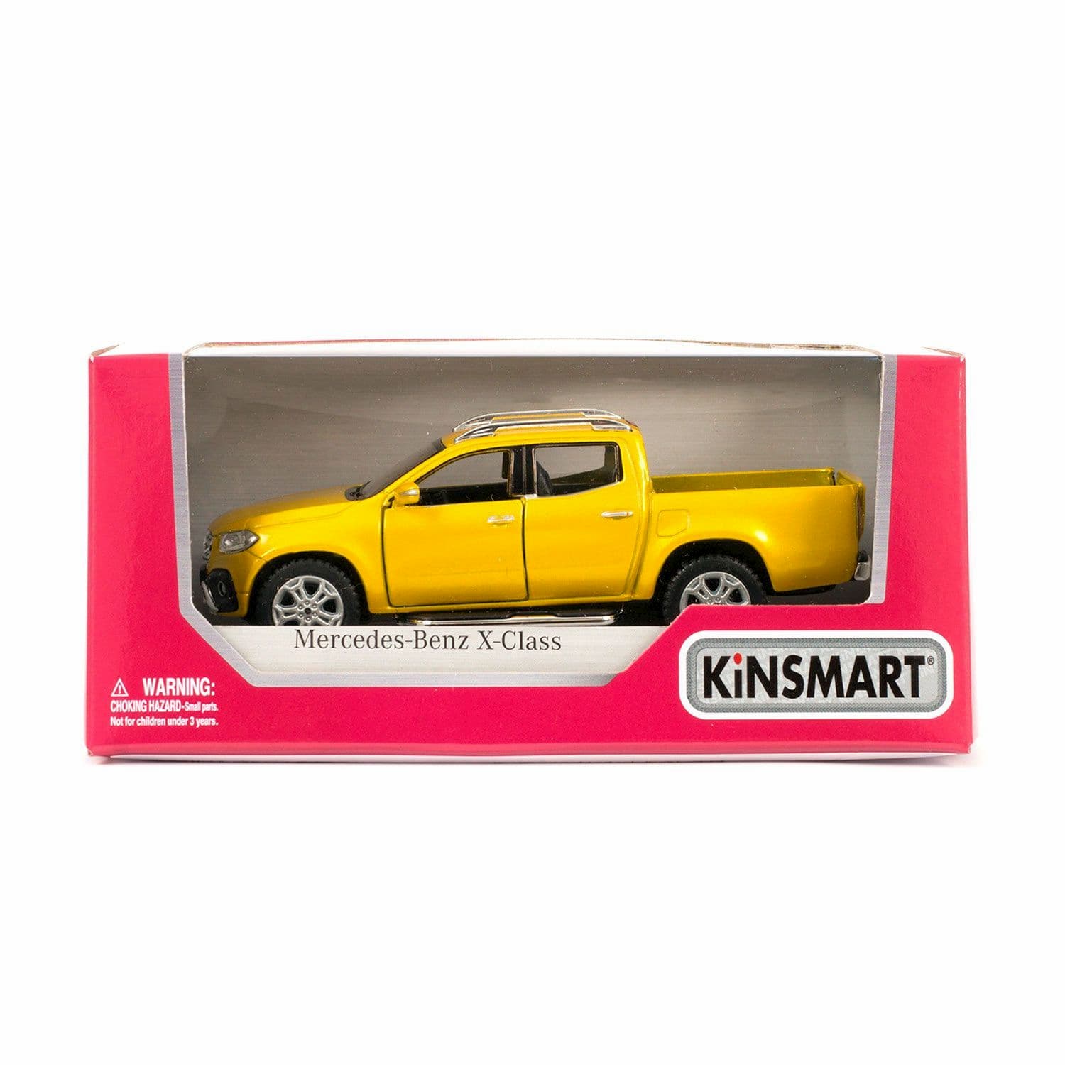 Металлическая машинка Kinsmart 1:42 «Mercedes-Benz X-Class» KT5410W, инерционная в коробке / Микс