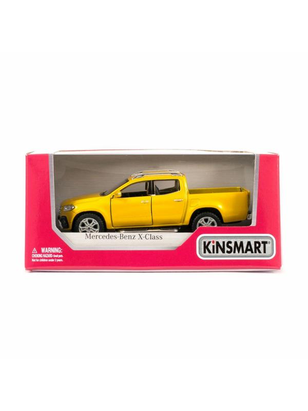 Металлическая машинка Kinsmart 1:42 «Mercedes-Benz X-Class» KT5410W, инерционная в коробке / Микс